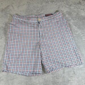 Y2K Vintage Vineyard Vines Plaid Coastal Chino Shorts | Multi | 36